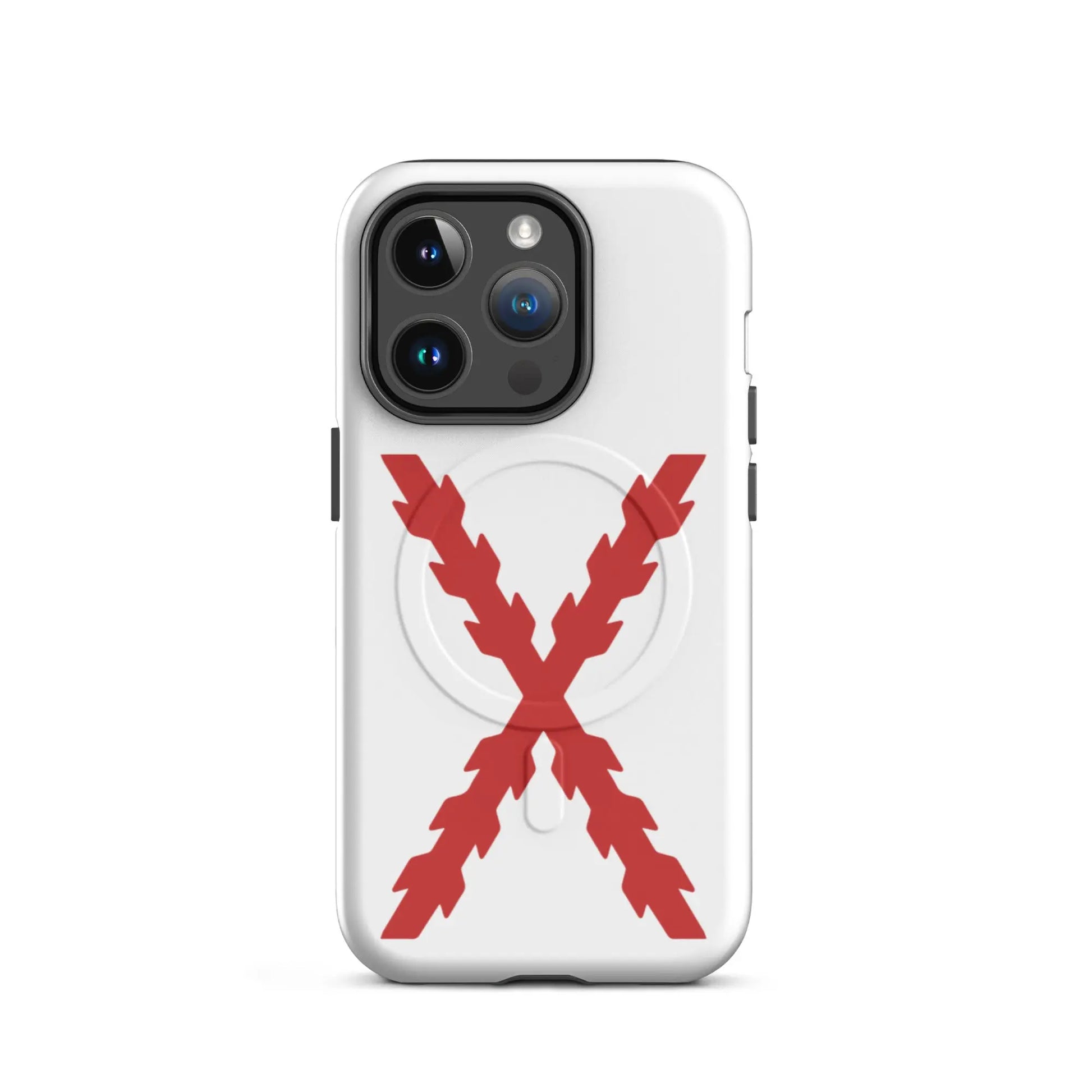 Comprar Funda dura para iPhone® MagSafe® Cruz de Borgoña Bandera España La Flamenca de Borgoña Patricia Muñoz VOX