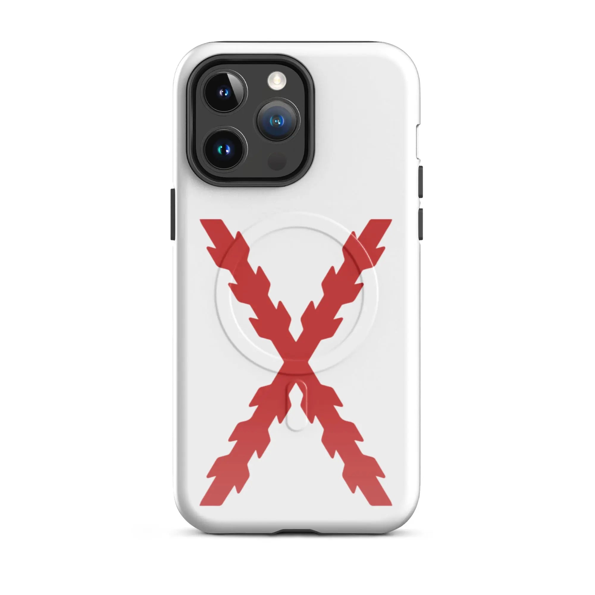 Comprar Funda dura para iPhone® MagSafe® Cruz de Borgoña Bandera España La Flamenca de Borgoña Patricia Muñoz VOX