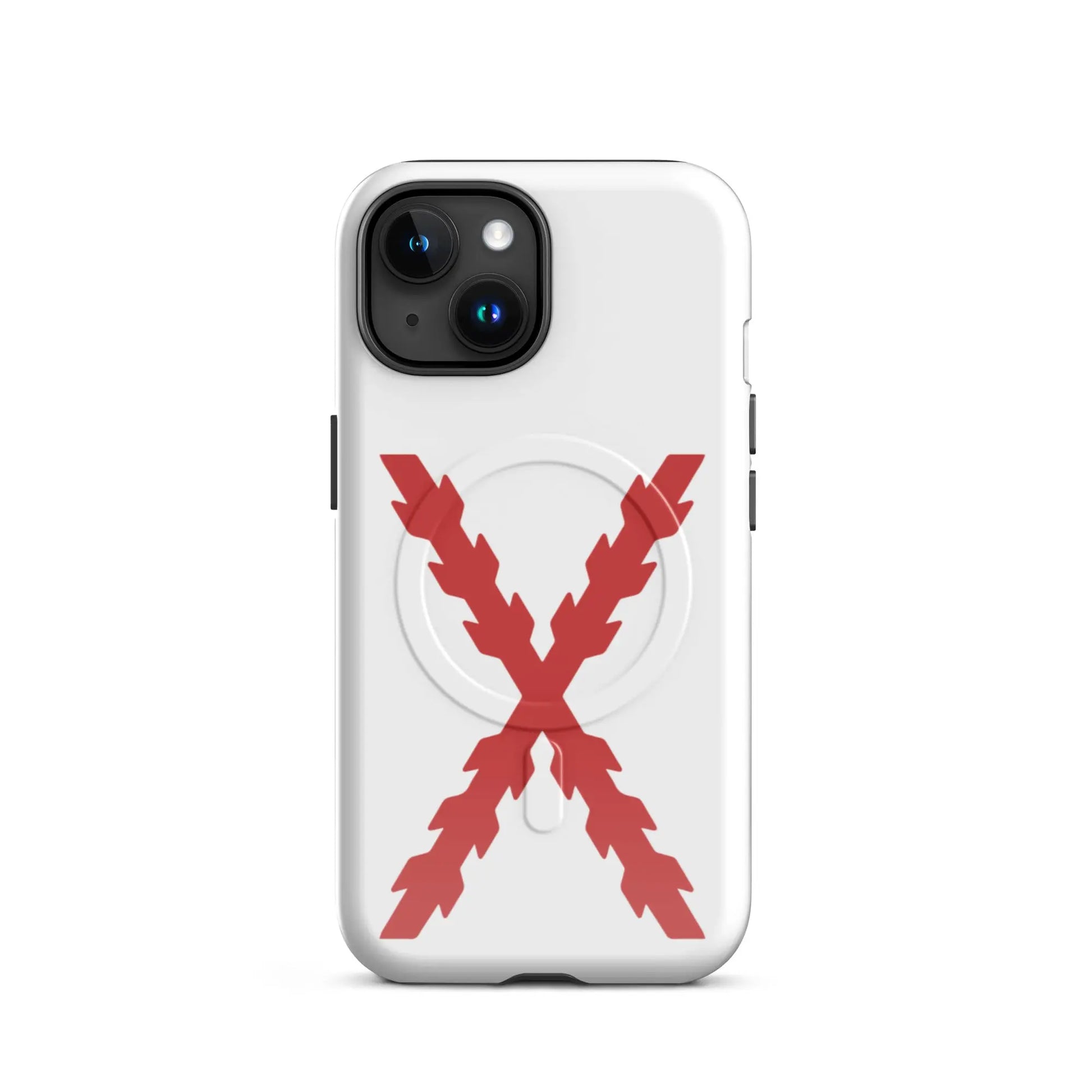 Comprar Funda dura para iPhone® MagSafe® Cruz de Borgoña Bandera España La Flamenca de Borgoña Patricia Muñoz VOX