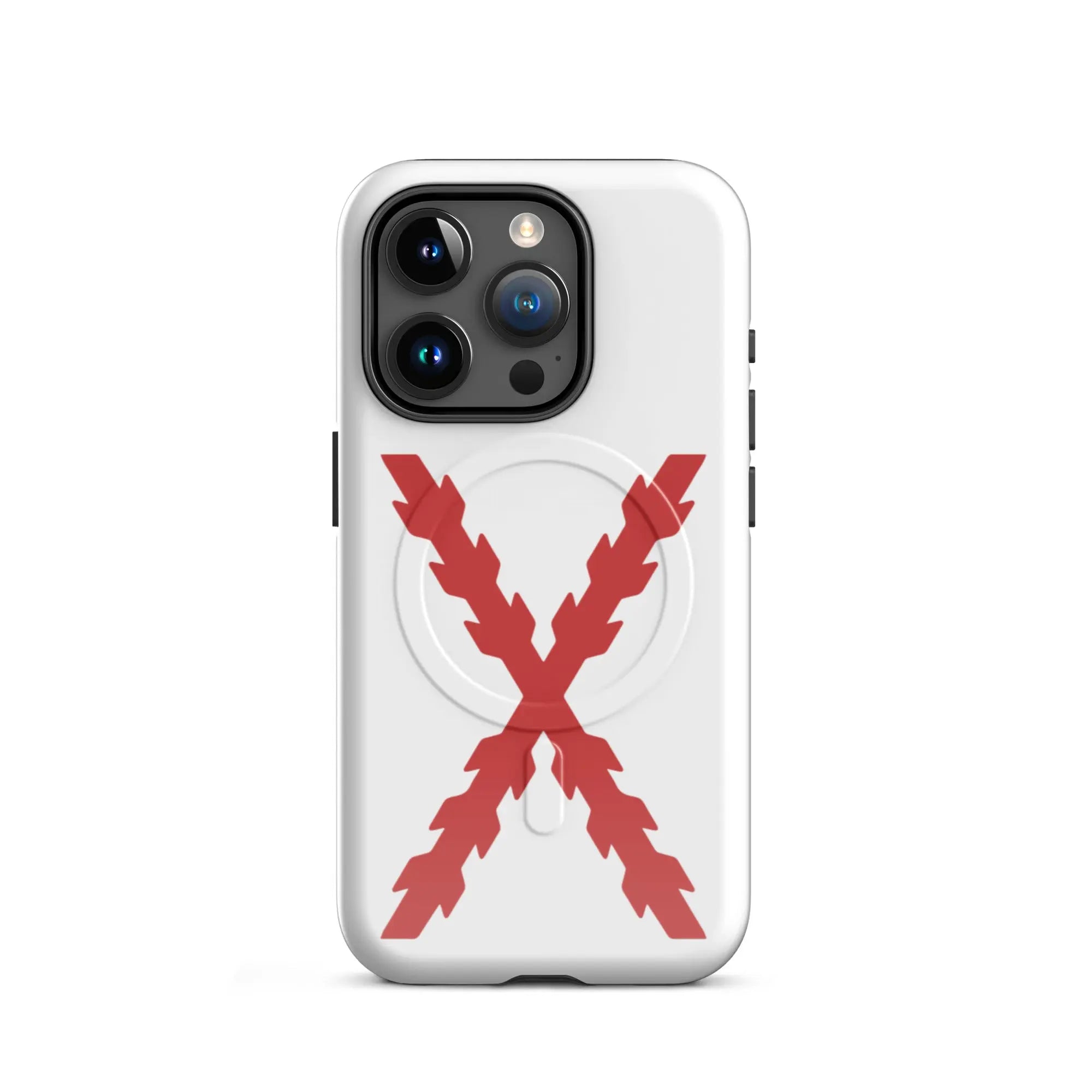 Comprar Funda dura para iPhone® MagSafe® Cruz de Borgoña Bandera España La Flamenca de Borgoña Patricia Muñoz VOX