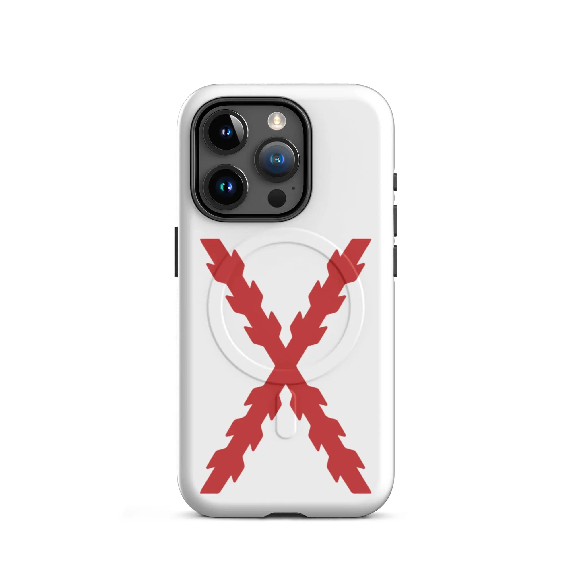 Comprar Funda dura para iPhone® MagSafe® Cruz de Borgoña Bandera España La Flamenca de Borgoña Patricia Muñoz VOX