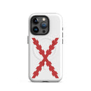 Comprar Funda dura para iPhone® MagSafe® Cruz de Borgoña La Flamenca de Borgoña Bandera España