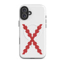 Comprar Funda dura para iPhone® MagSafe® Cruz de Borgoña La Flamenca de Borgoña Bandera España