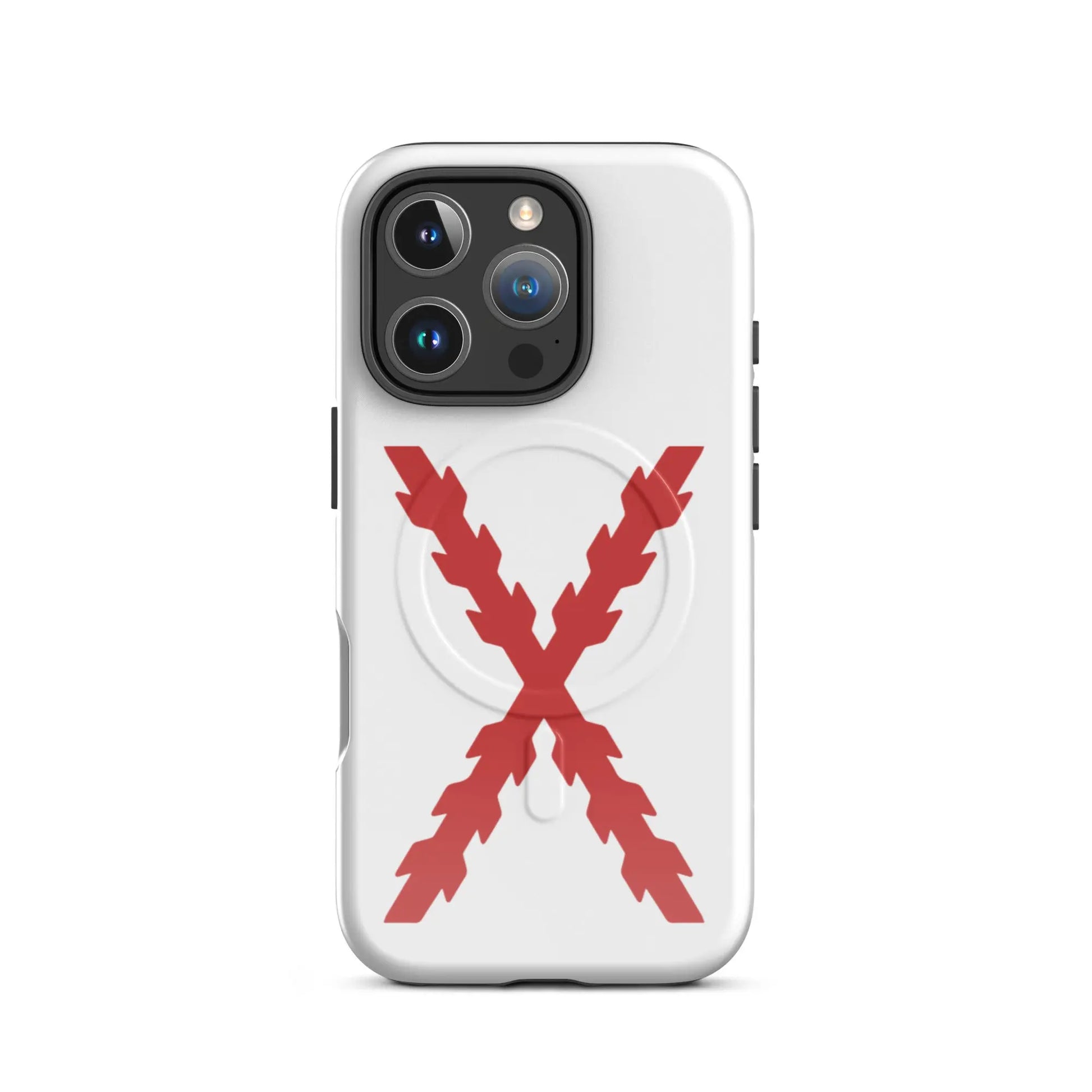 Comprar Funda dura para iPhone® MagSafe® Cruz de Borgoña Bandera España La Flamenca de Borgoña Patricia Muñoz VOX