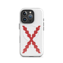Comprar Funda dura para iPhone® MagSafe® Cruz de Borgoña La Flamenca de Borgoña Bandera España