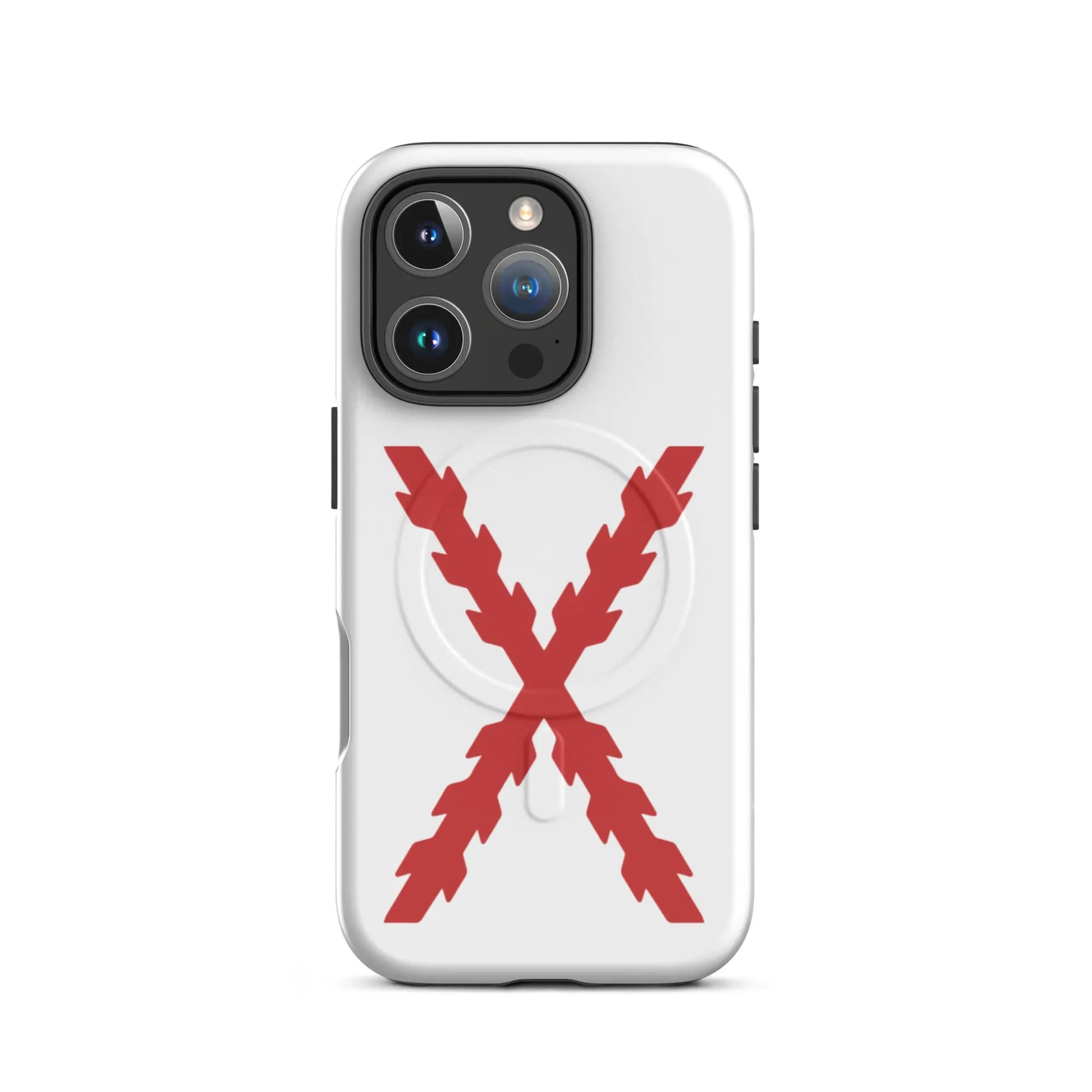 Comprar Funda dura para iPhone® MagSafe® Cruz de Borgoña Bandera España La Flamenca de Borgoña Patricia Muñoz VOX