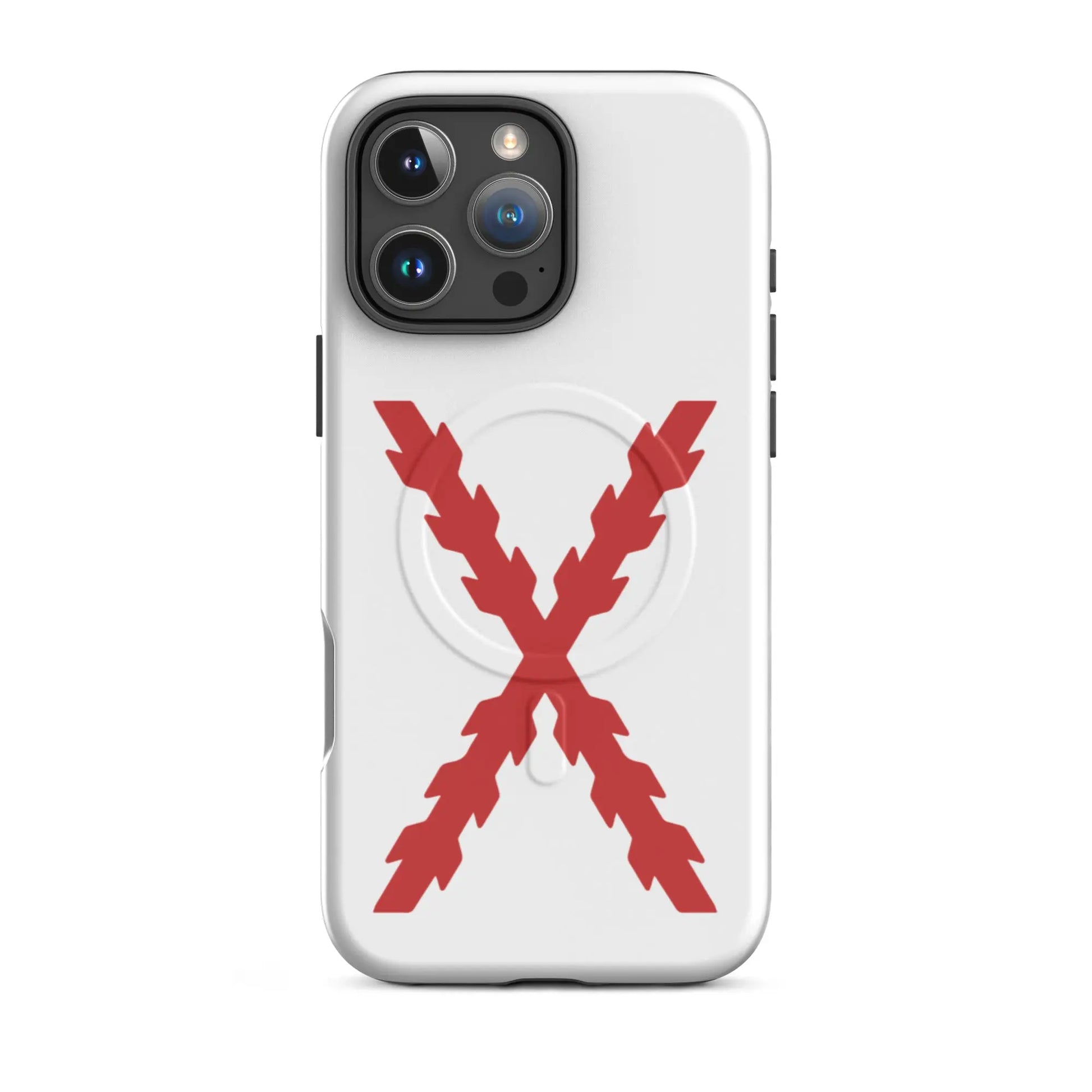 Comprar Funda dura para iPhone® MagSafe® Cruz de Borgoña Bandera España La Flamenca de Borgoña Patricia Muñoz VOX