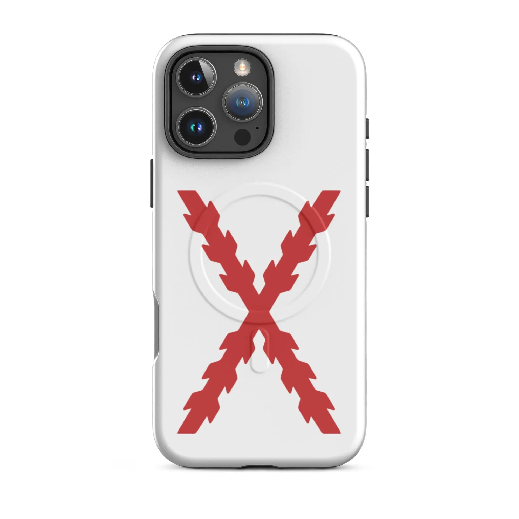 Comprar Funda dura para iPhone® MagSafe® Cruz de Borgoña Bandera España La Flamenca de Borgoña Patricia Muñoz VOX
