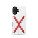 Comprar Funda dura para iPhone® MagSafe® Cruz de Borgoña La Flamenca de Borgoña Bandera España