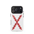 Comprar Funda dura para iPhone® MagSafe® Cruz de Borgoña La Flamenca de Borgoña Bandera España