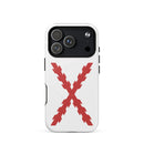 Comprar Funda dura para iPhone® MagSafe® Cruz de Borgoña La Flamenca de Borgoña Bandera España