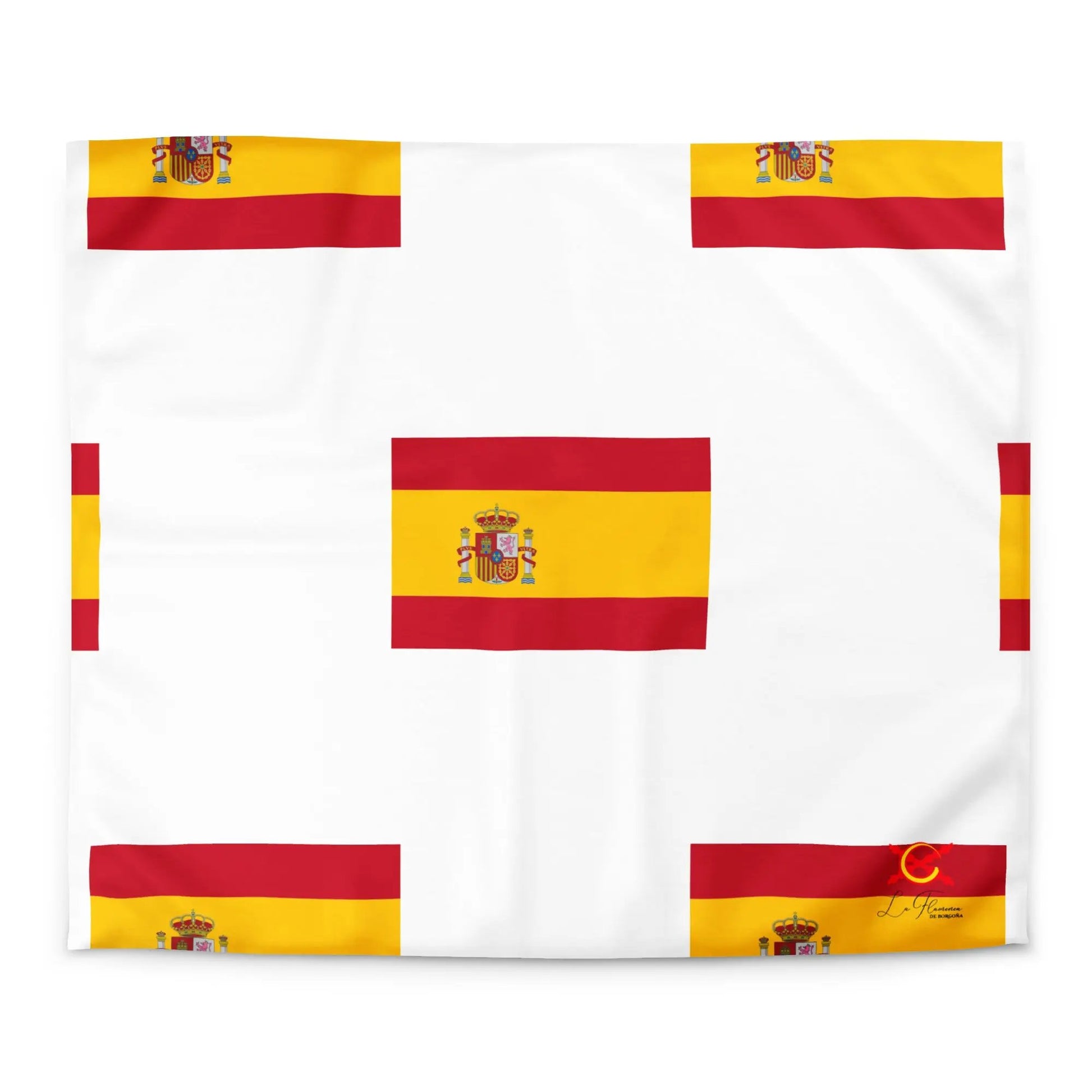 Comprar Funda nórdica edredón Bandera de España mosaico La Flamenca de Borgoña Bandera España