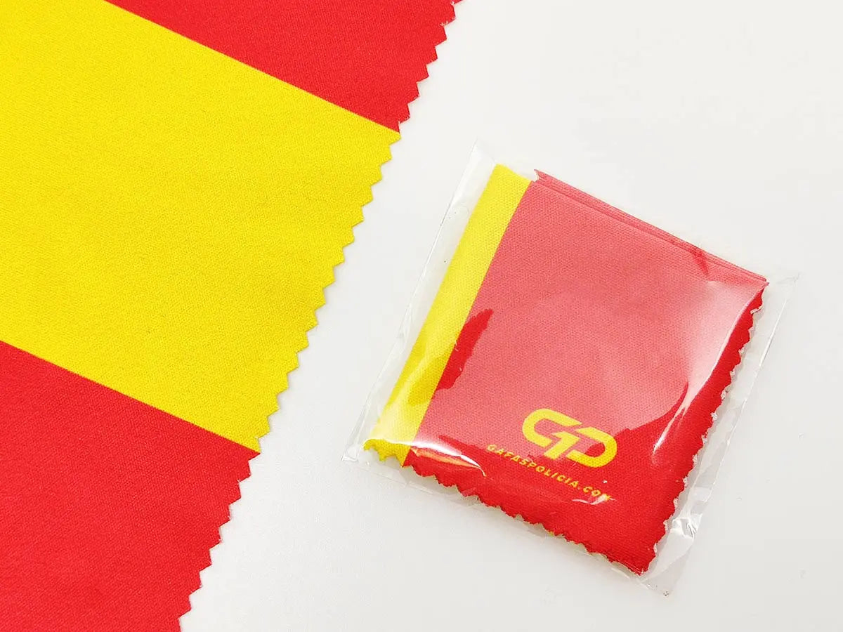 Comprar GAMUZA LIMPIA GAFAS ESPAÑA La Flamenca de Borgoña, Bandera de España, Cruz de Borgoña, Patricia Muñoz, VOX, Santiago Abascal