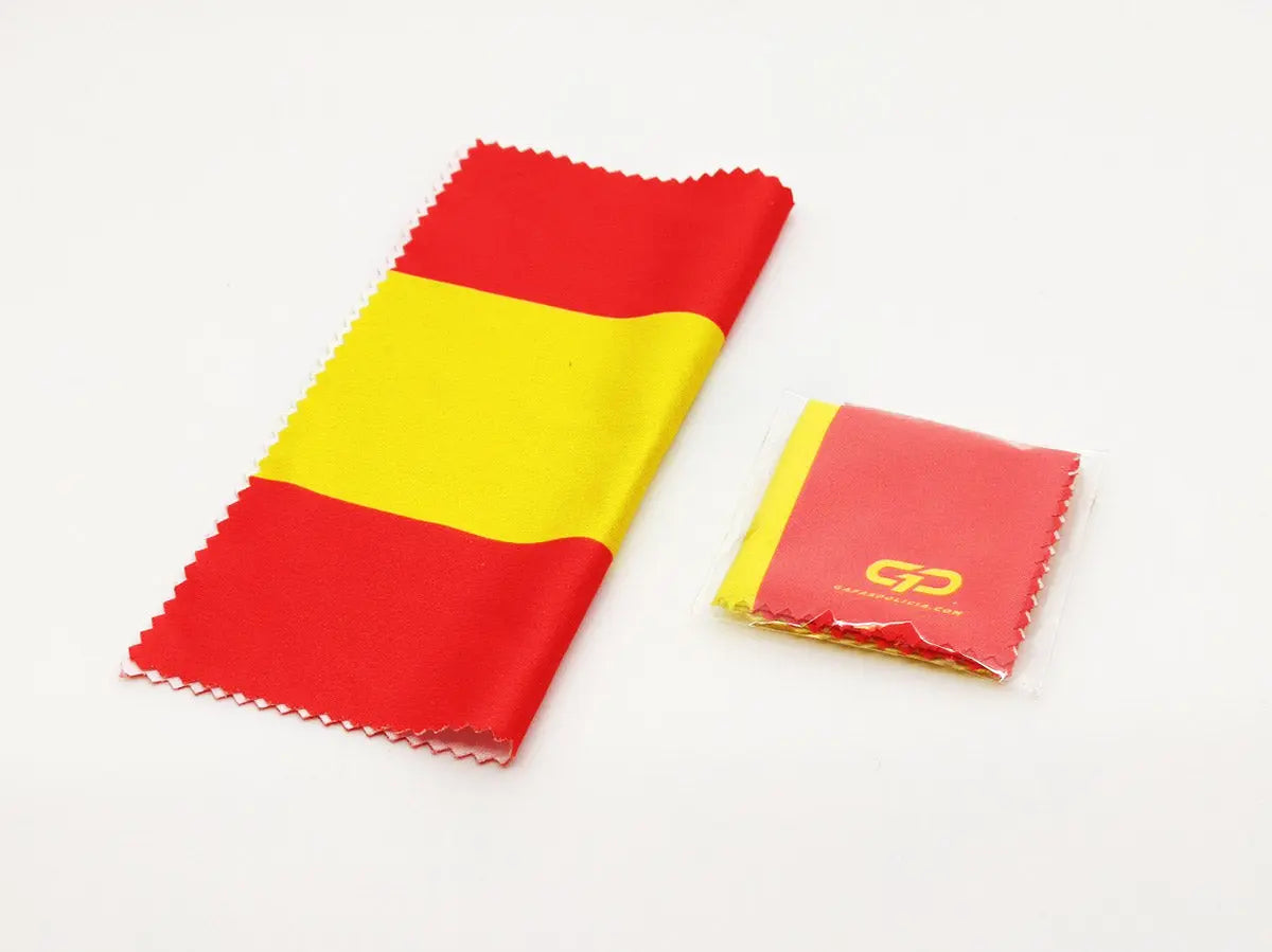 Comprar GAMUZA LIMPIA GAFAS ESPAÑA La Flamenca de Borgoña, Bandera de España, Cruz de Borgoña, Patricia Muñoz, VOX, Santiago Abascal