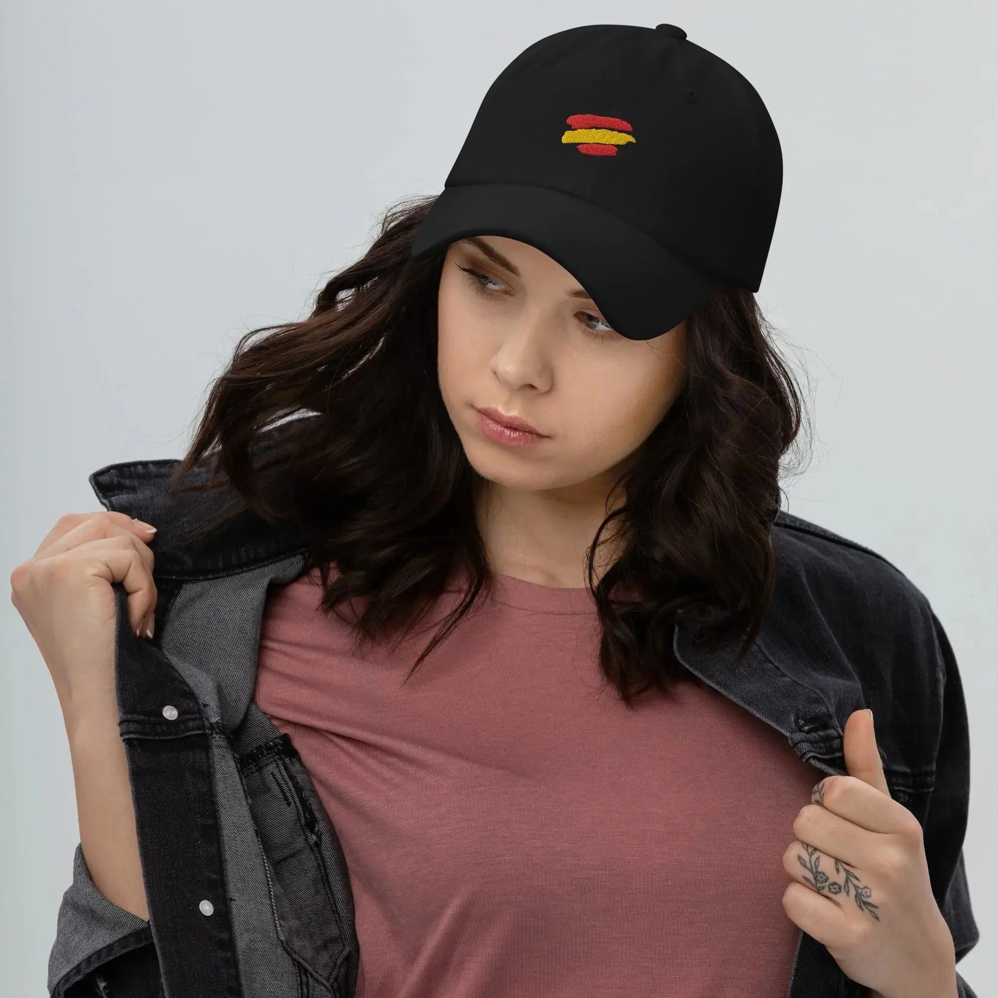 Gorra Bandera España estilo Dad Caqui - OFERTA - LaFlamencadeBorgoña