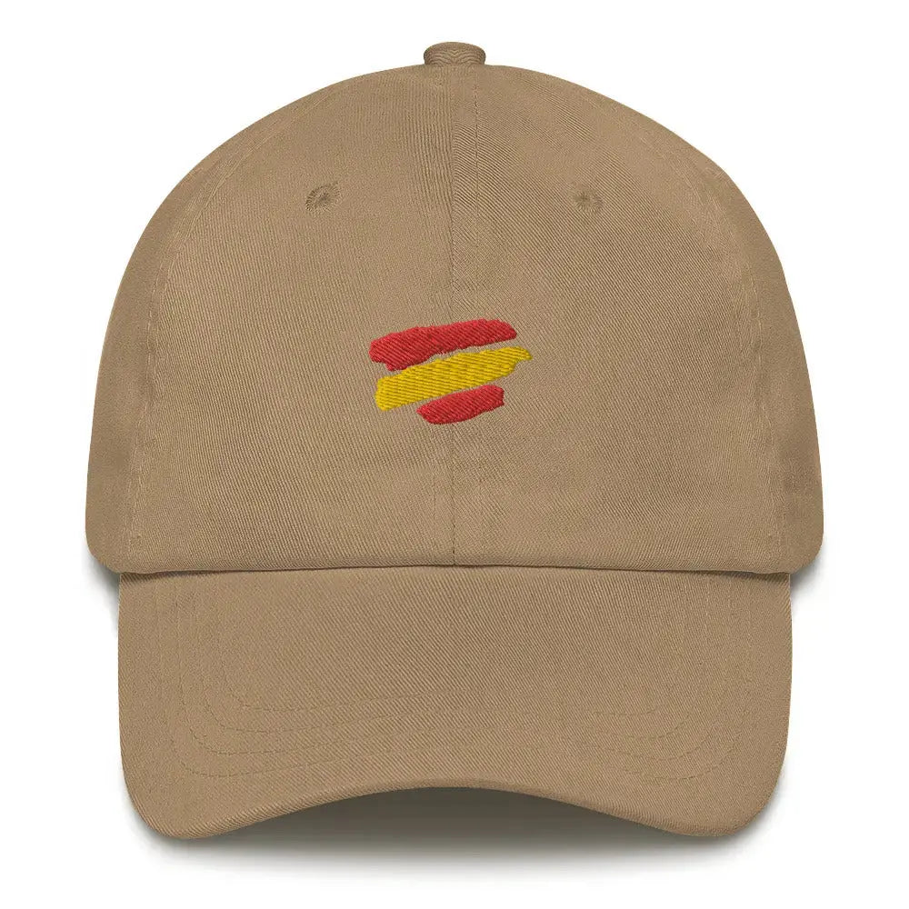 Gorra Bandera España estilo Dad Caqui - OFERTA - LaFlamencadeBorgoña