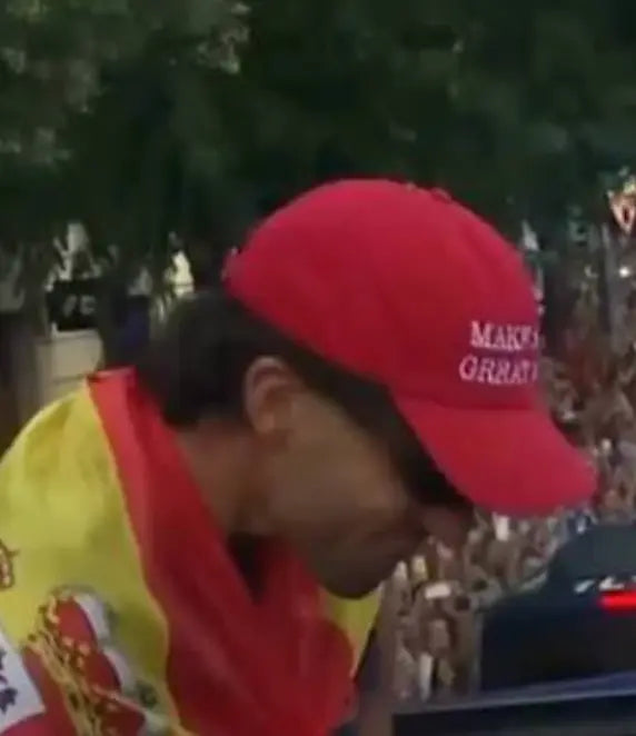 Comprar Gorra "Make Spain Great Again" de Ferran Torres La Flamenca de Borgoña Bandera España