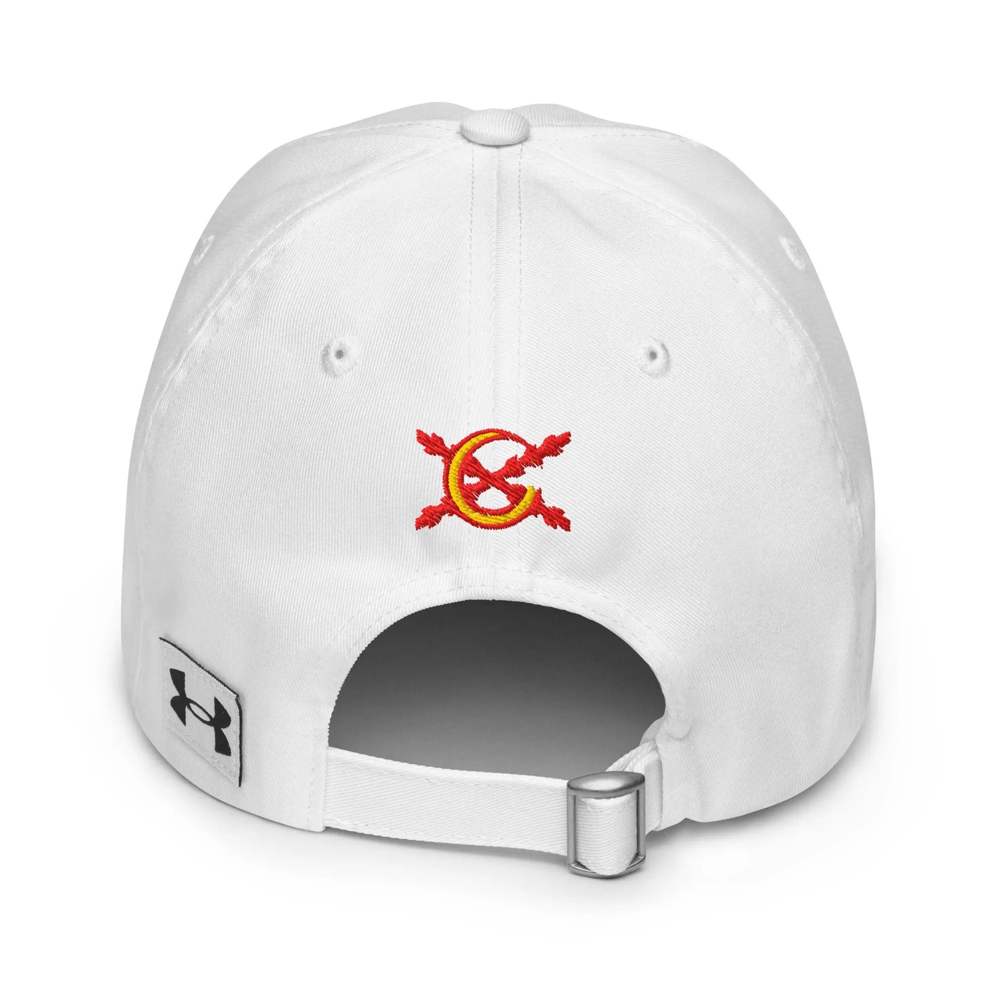 Comprar Gorra béisbol Under Armour® Cruz de Borgoña La Flamenca de Borgoña Bandera España