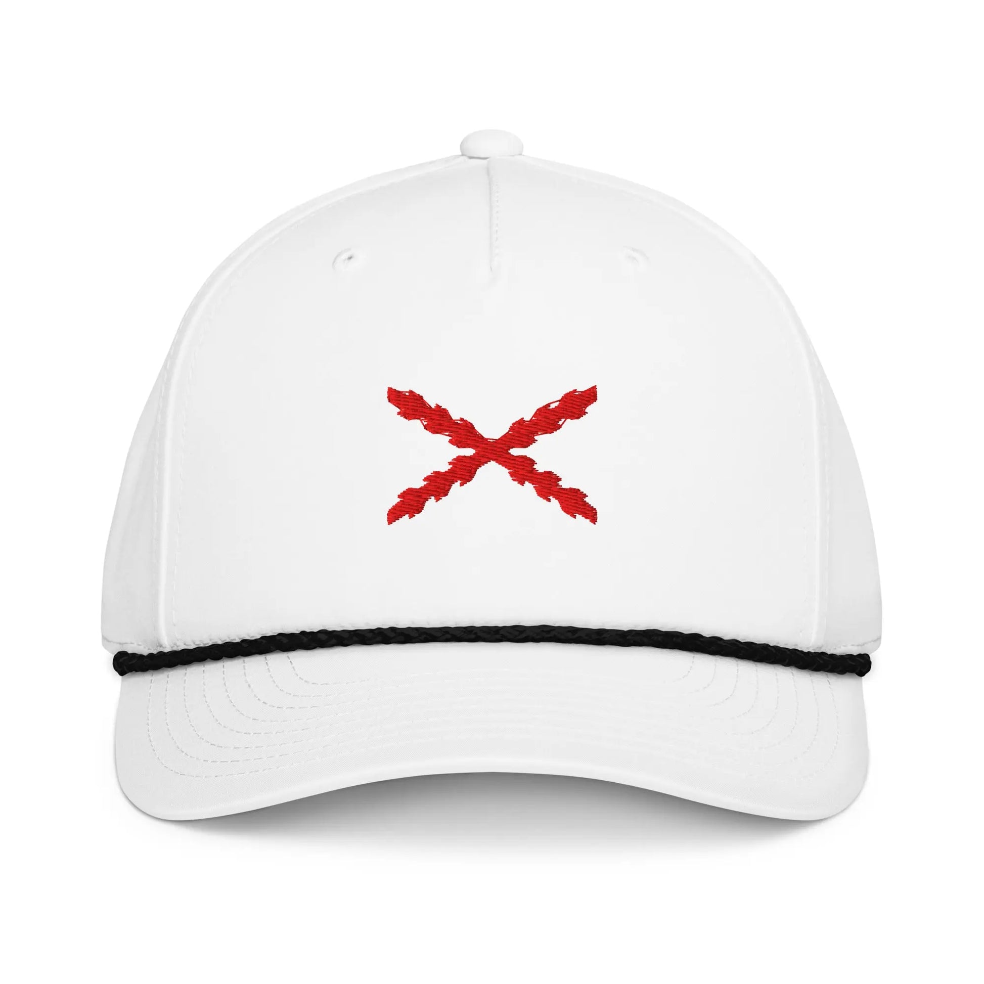 Comprar Gorra clásica con cuerda Cruz de Borgoña Bandera España La Flamenca de Borgoña Patricia Muñoz VOX