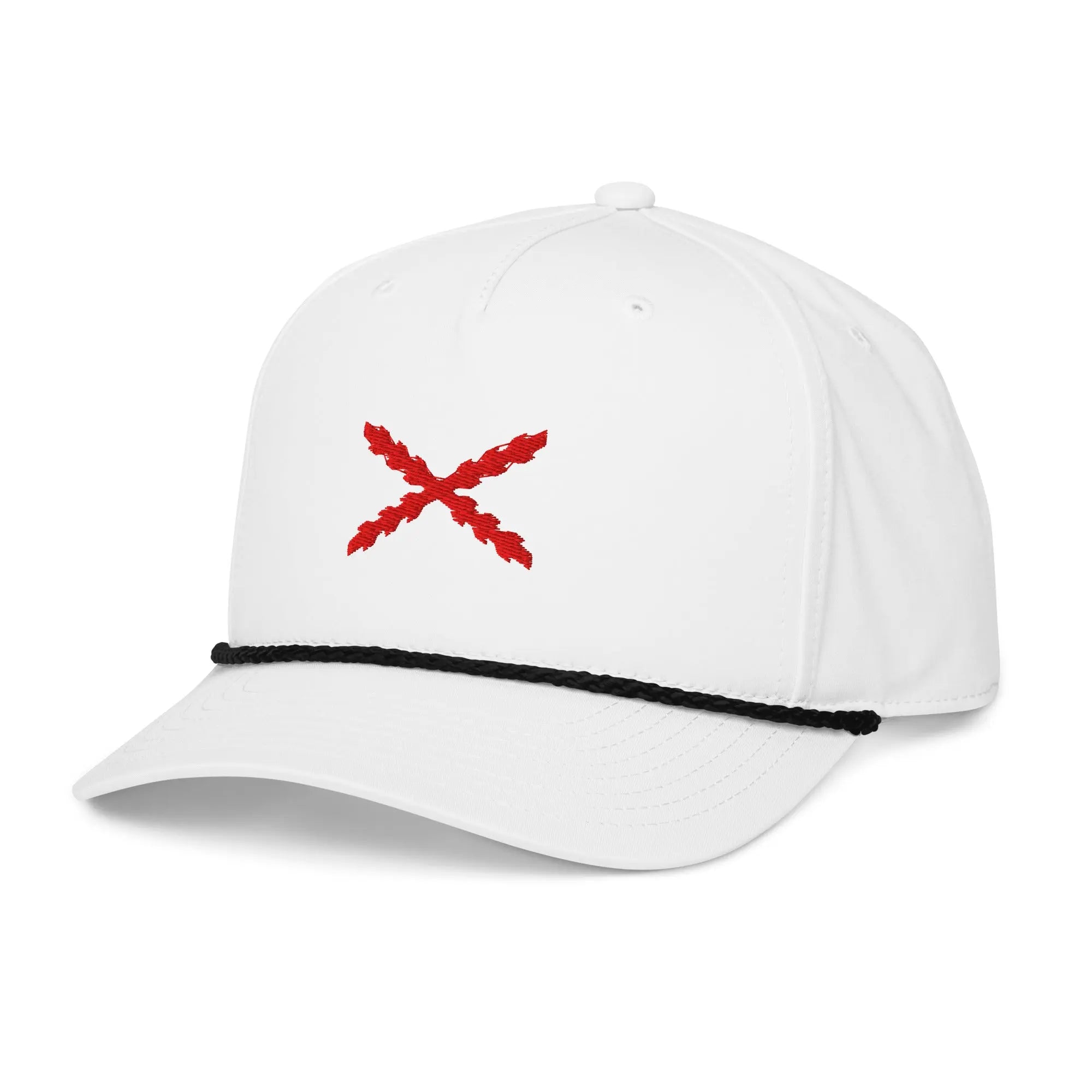 Comprar Gorra clásica con cuerda Cruz de Borgoña Bandera España La Flamenca de Borgoña Patricia Muñoz VOX
