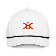 Comprar Gorra clásica con cuerda La Flamenca de Borgoña Bandera España La Flamenca de Borgoña Patricia Muñoz VOX