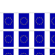 Comprar Guirnalda de Banderas de la Unión Europea 50 m (70 Unidades de 20x30 cm) La Flamenca de Borgoña Bandera España
