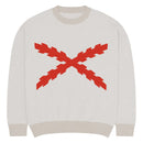 Comprar Jersey holgado de punto con cuello redondo Cruz de Borgoña La Flamenca de Borgoña Bandera España