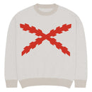Comprar Jersey holgado de punto con cuello redondo Cruz de Borgoña La Flamenca de Borgoña Bandera España