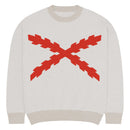 Comprar Jersey holgado de punto con cuello redondo Cruz de Borgoña La Flamenca de Borgoña Bandera España