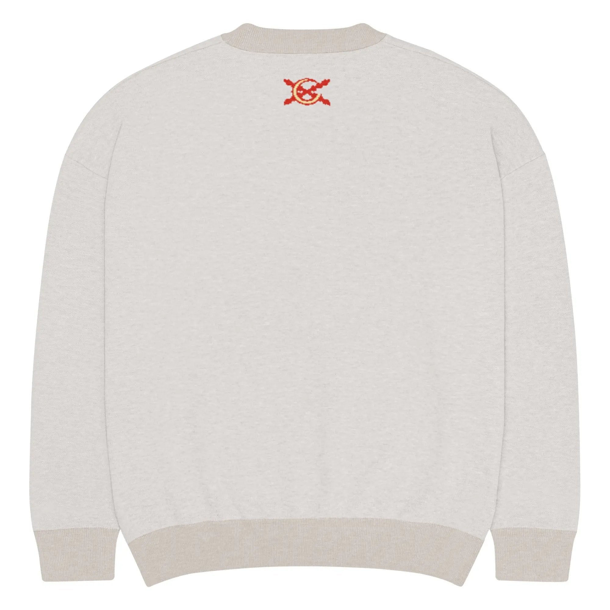 Comprar Jersey holgado de punto con cuello redondo Cruz de Borgoña La Flamenca de Borgoña Bandera España