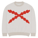 Comprar Jersey holgado de punto con cuello redondo Cruz de Borgoña La Flamenca de Borgoña Bandera España