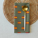Comprar Juego de 4 servilletas de tela Bandera de España 4 colores La Flamenca de Borgoña Bandera España