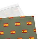 Comprar Juego de 4 servilletas de tela Bandera de España 4 colores La Flamenca de Borgoña Bandera España