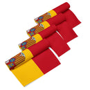 Comprar Juego de 4 servilletas de tela Bandera de España La Flamenca de Borgoña Bandera España