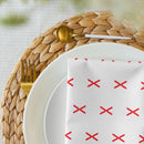 Comprar Juego de 4 servilletas de tela Cruz de Borgoña mosaico La Flamenca de Borgoña Bandera España