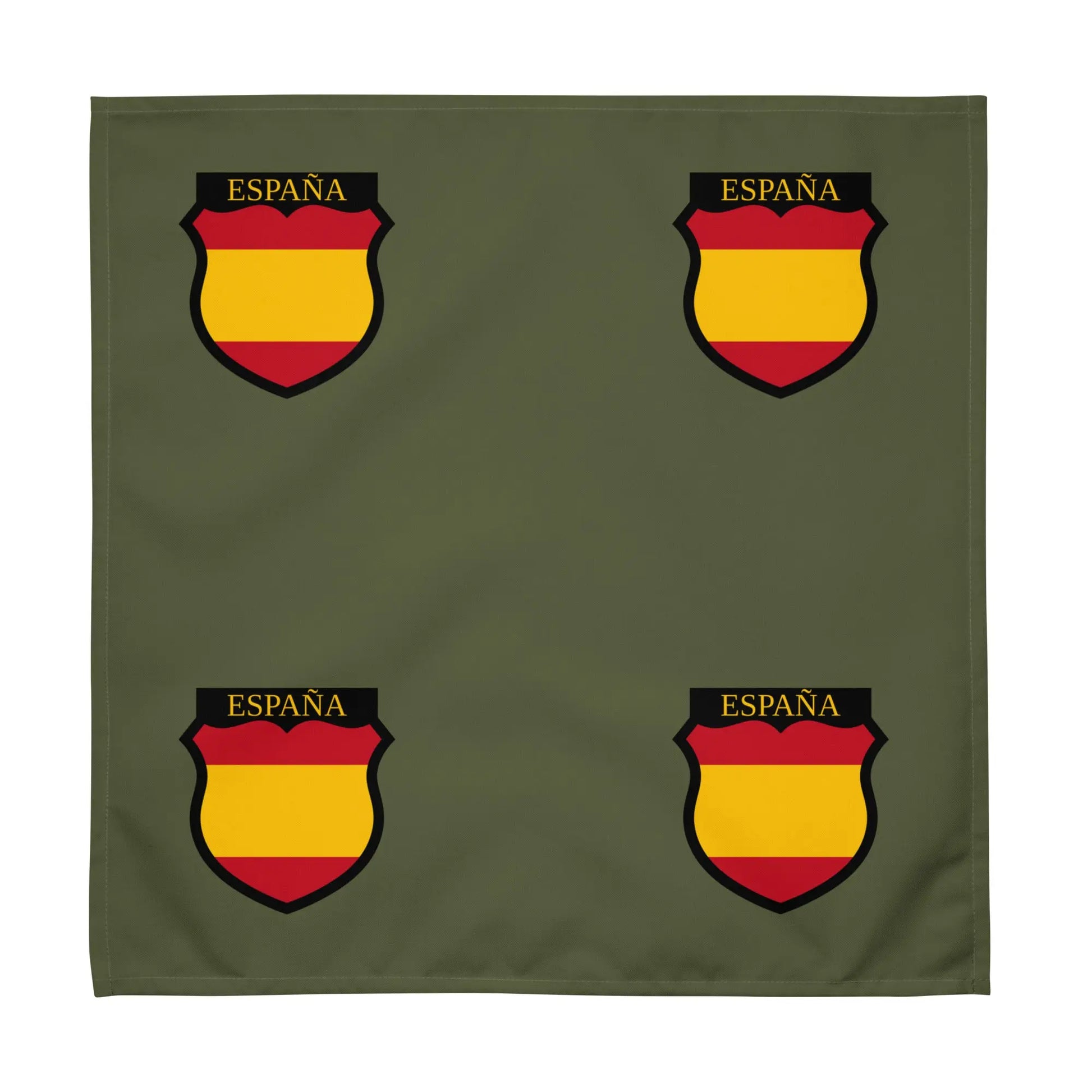 Comprar Juego de 4 servilletas de tela División Azul Bandera España La Flamenca de Borgoña Patricia Muñoz VOX