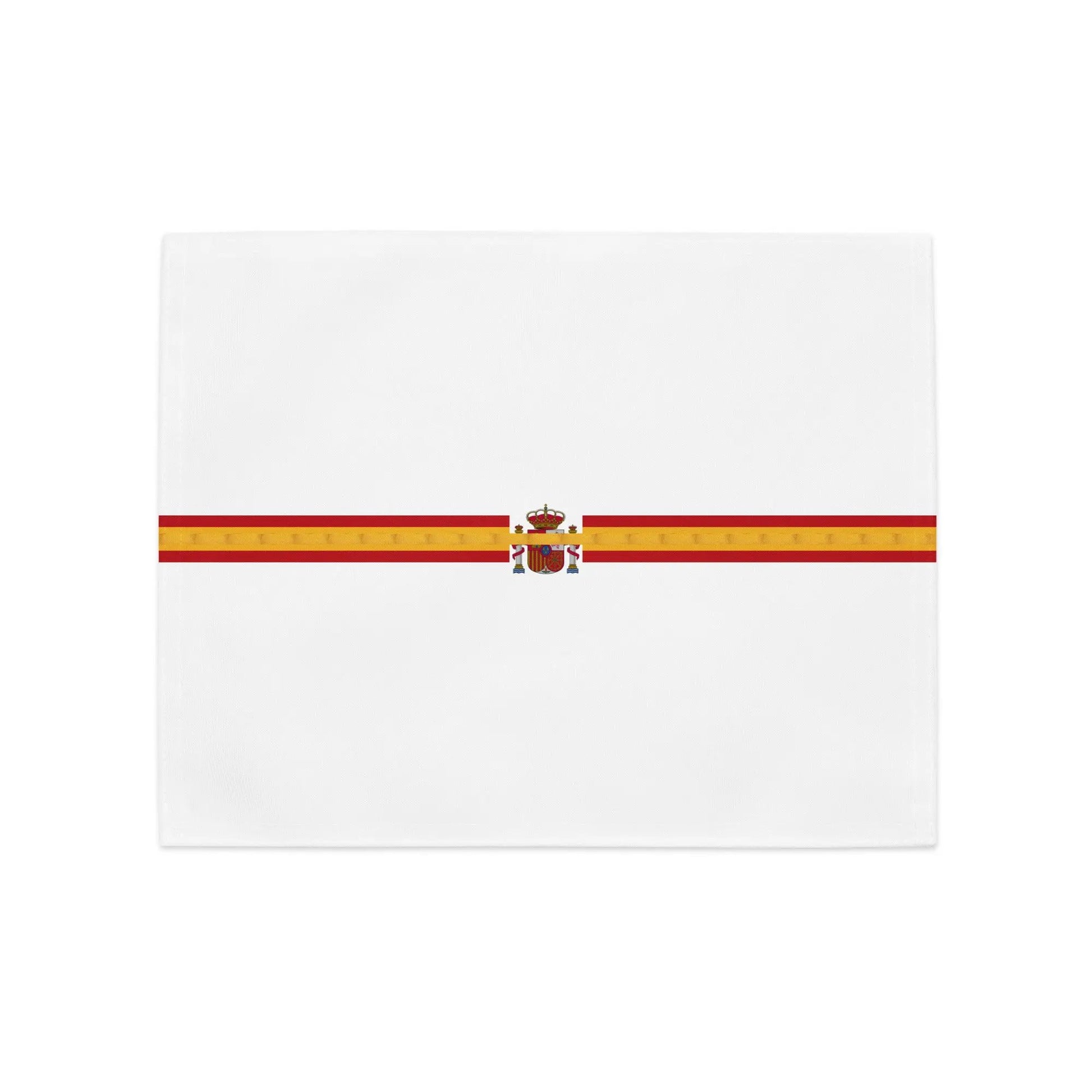 Comprar Juego de manteles individuales Bandera de España detalle dorado La Flamenca de Borgoña Bandera España