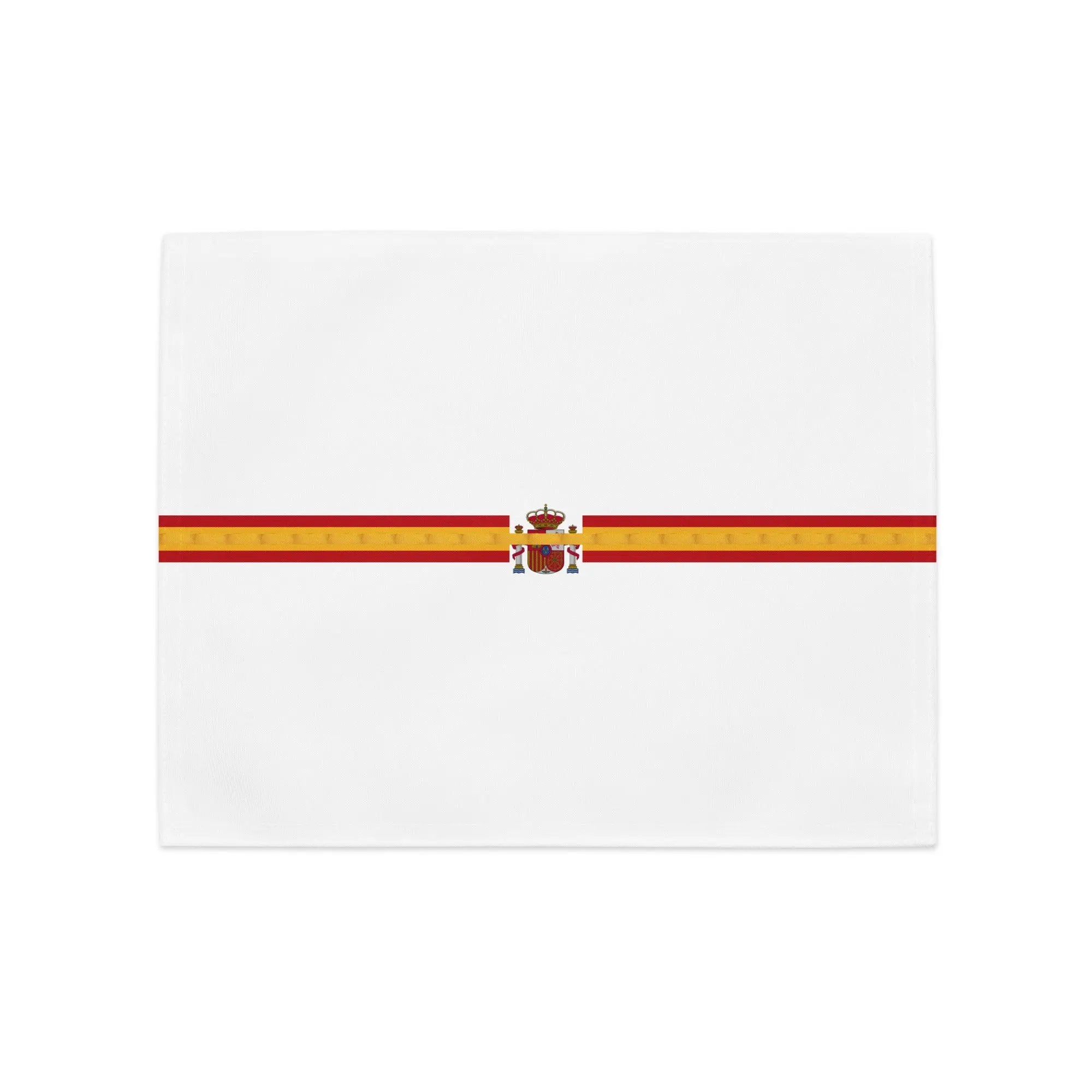 Comprar Juego de manteles individuales Bandera de España detalle dorado La Flamenca de Borgoña Bandera España