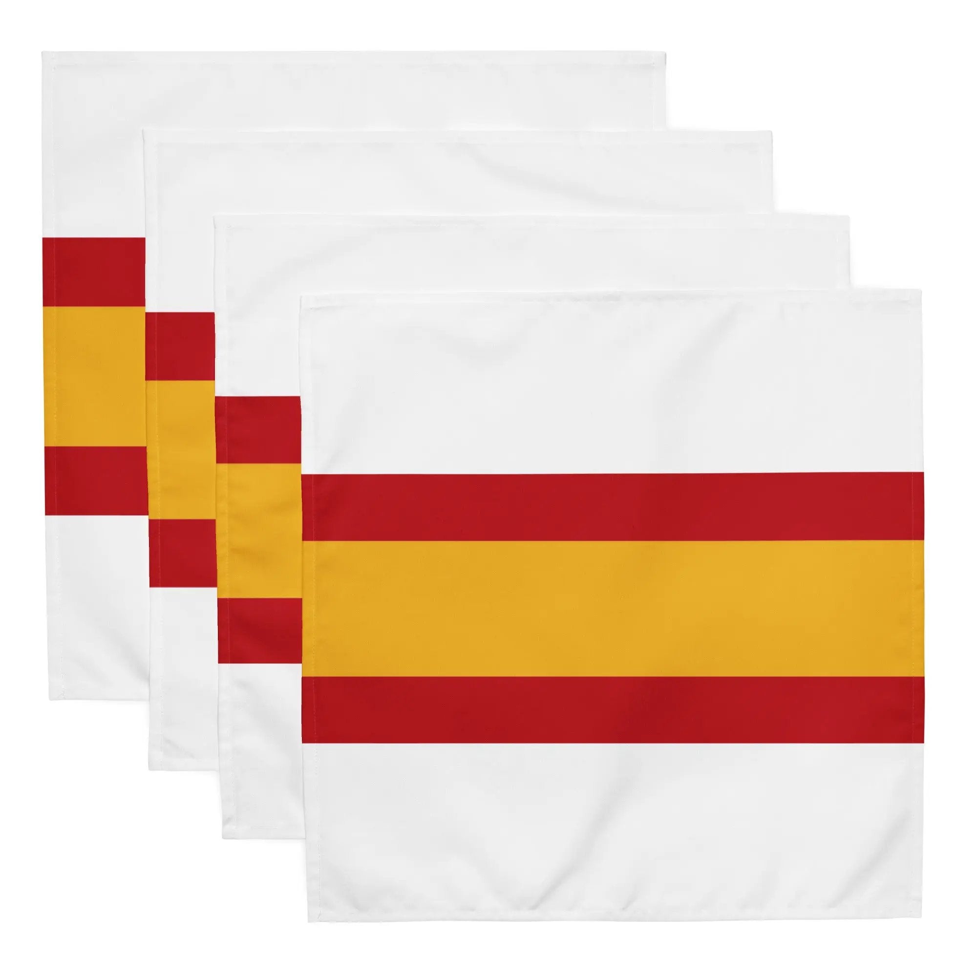 Comprar Juego de servilletas de tela Bandera España La Flamenca de Borgoña Bandera España
