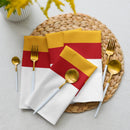 Comprar Juego de servilletas de tela Bandera España La Flamenca de Borgoña Bandera España