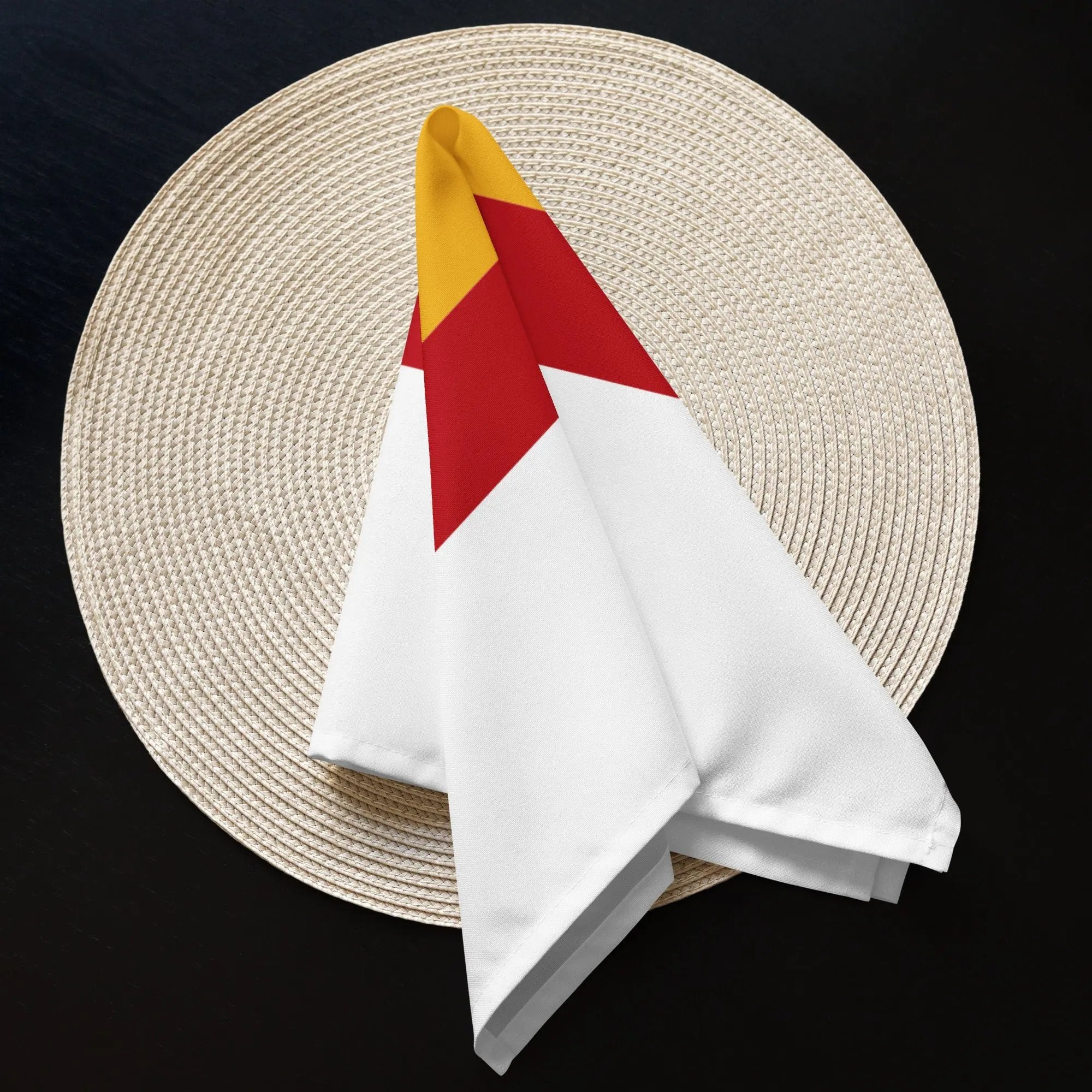 Comprar Juego de servilletas de tela Bandera España La Flamenca de Borgoña Bandera España