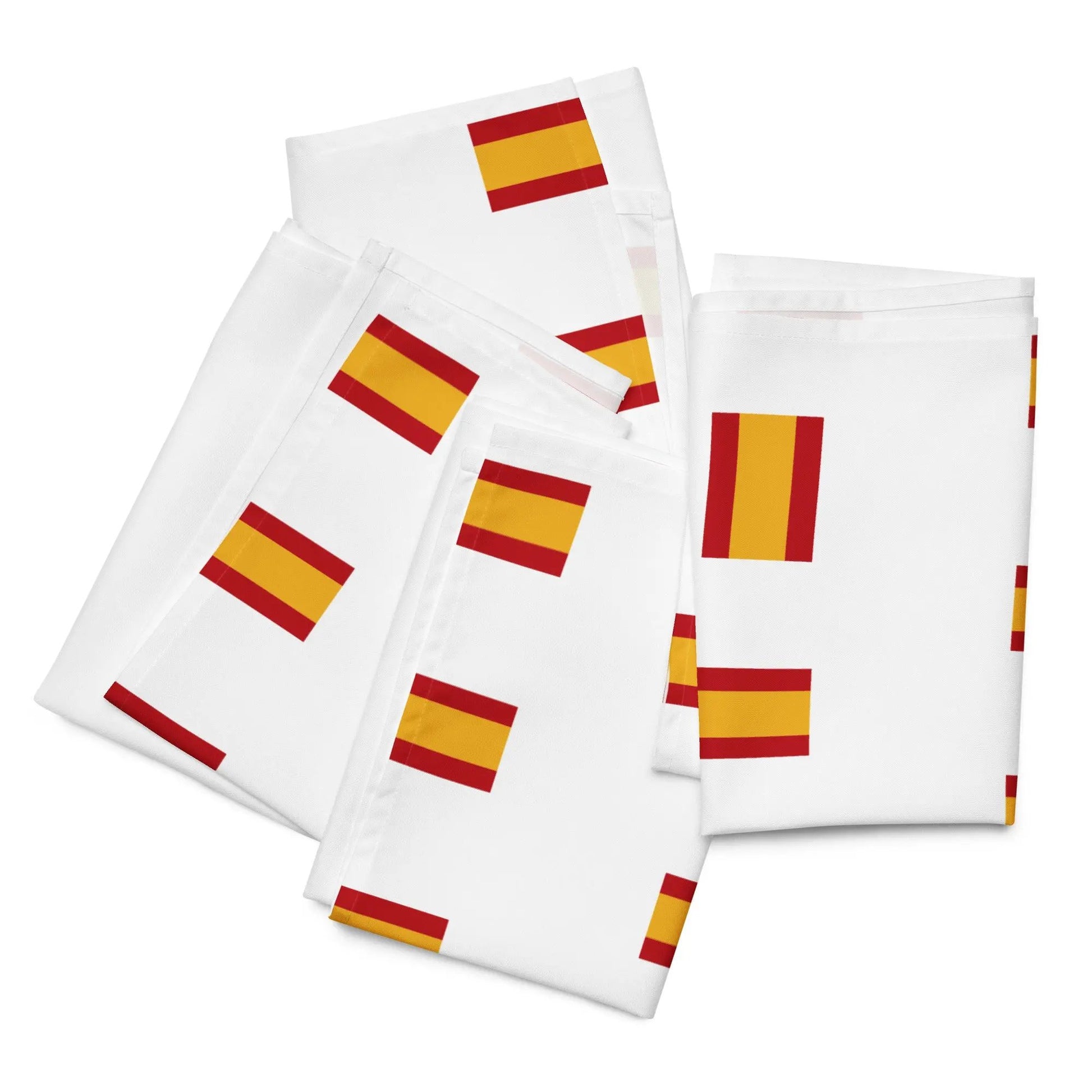 Comprar Juego de servilletas de tela Bandera España La Flamenca de Borgoña Bandera España