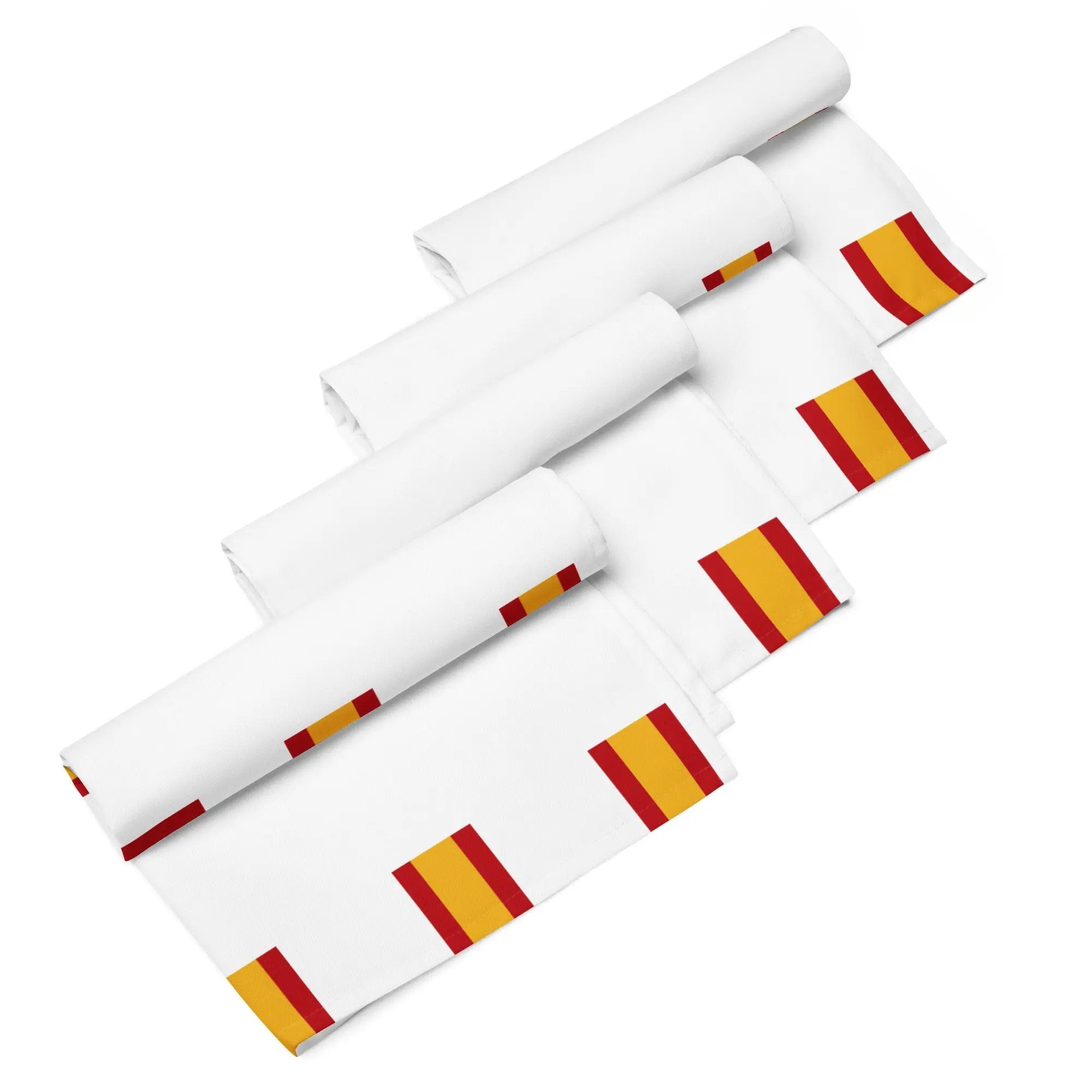 Comprar Juego de servilletas de tela Bandera España La Flamenca de Borgoña Bandera España