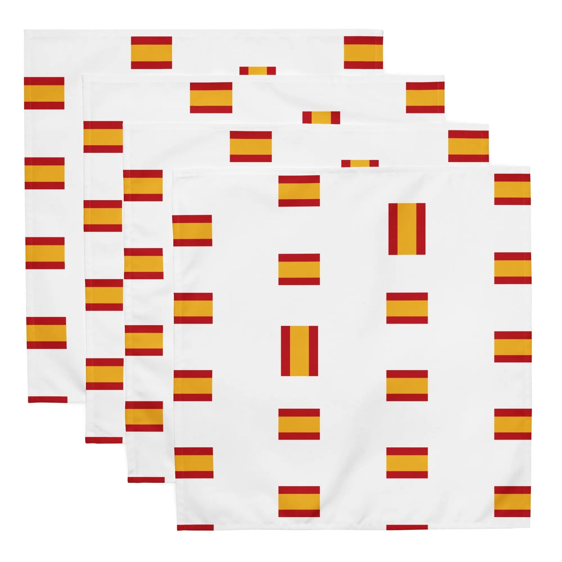 Comprar Juego de servilletas de tela Bandera España La Flamenca de Borgoña Bandera España