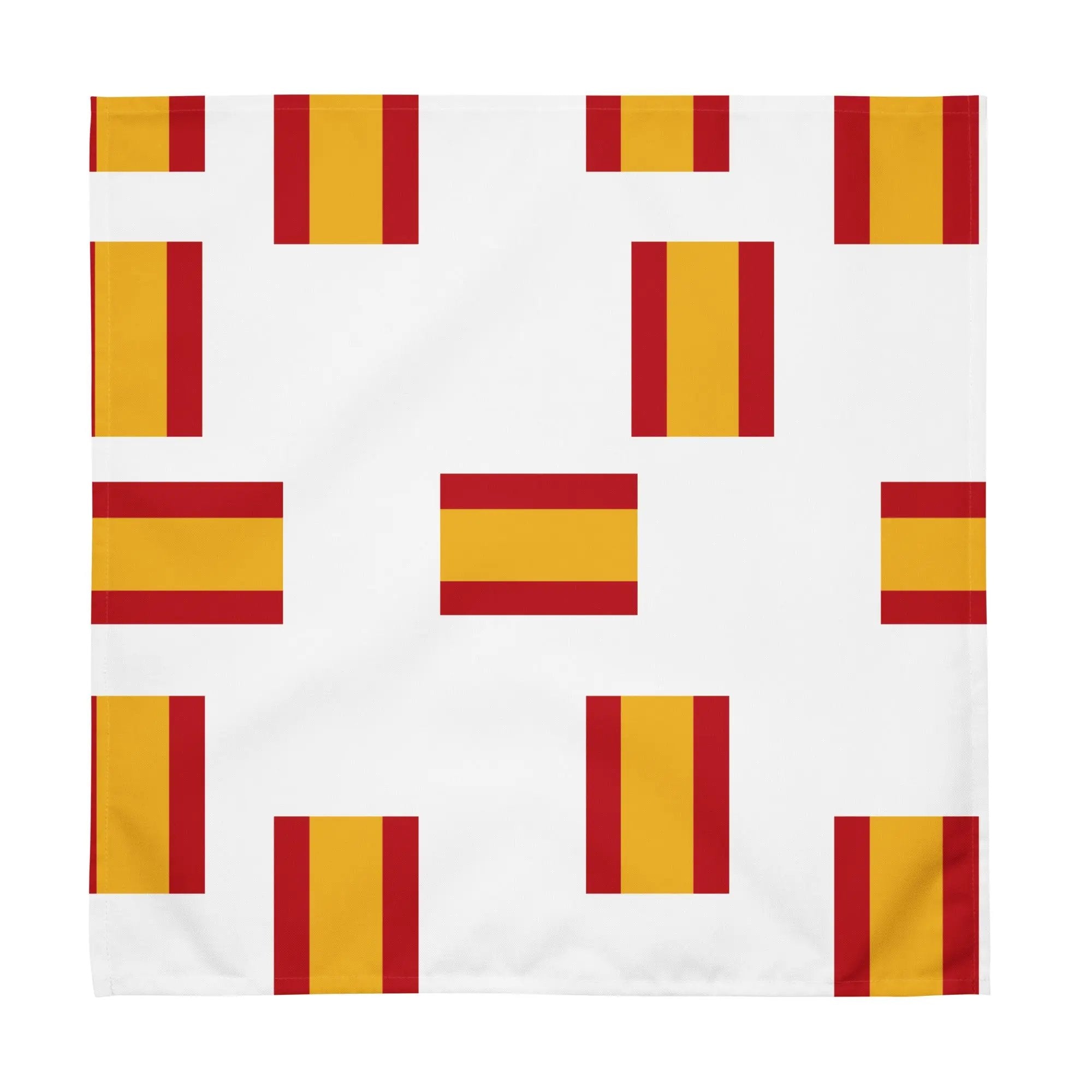 Comprar Juego de servilletas de tela Bandera España tetris La Flamenca de Borgoña Bandera España