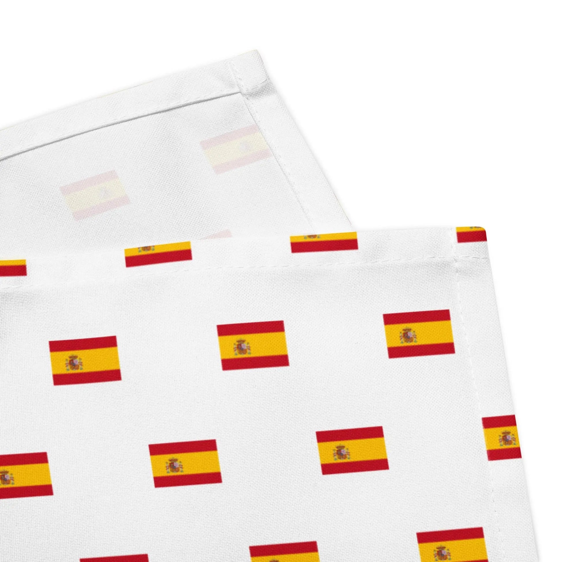 Comprar Juego de servilletas de tela Bandera de España blanca mosaico La Flamenca de Borgoña Bandera España