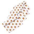 Comprar Juego de servilletas de tela Bandera de España blanca mosaico La Flamenca de Borgoña Bandera España