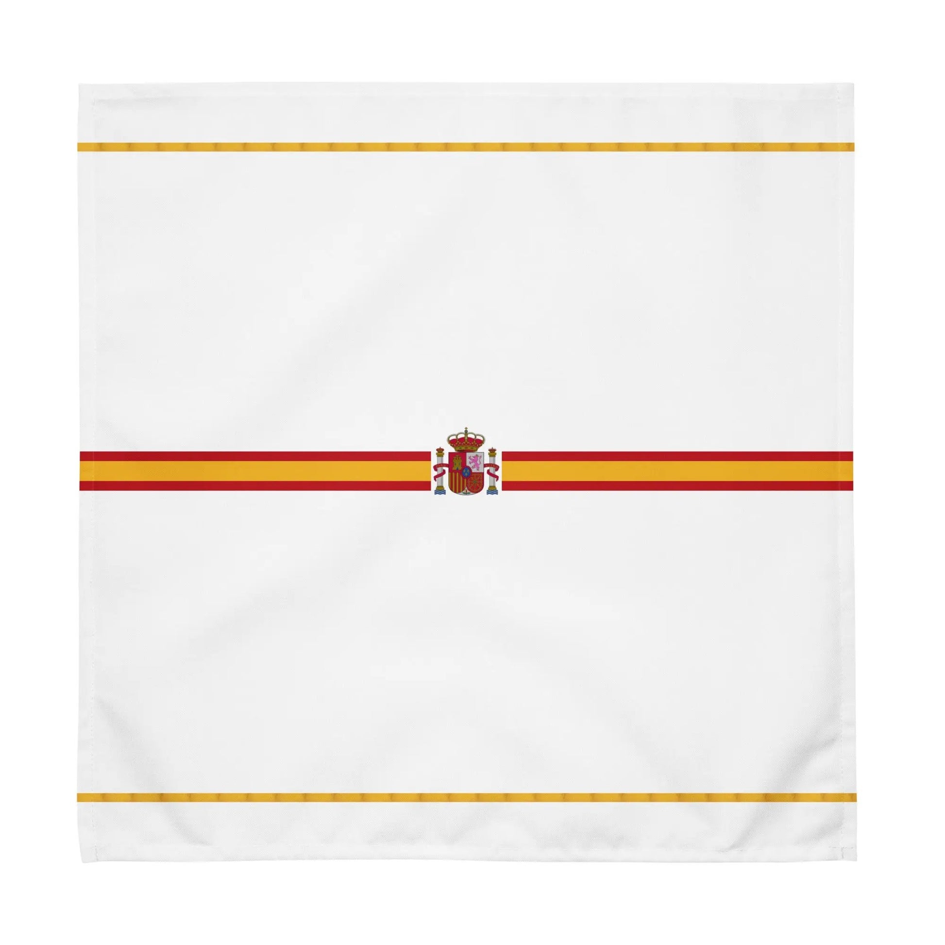 Comprar Juego de servilletas de tela Bandera de España detalle dorado La Flamenca de Borgoña Bandera España