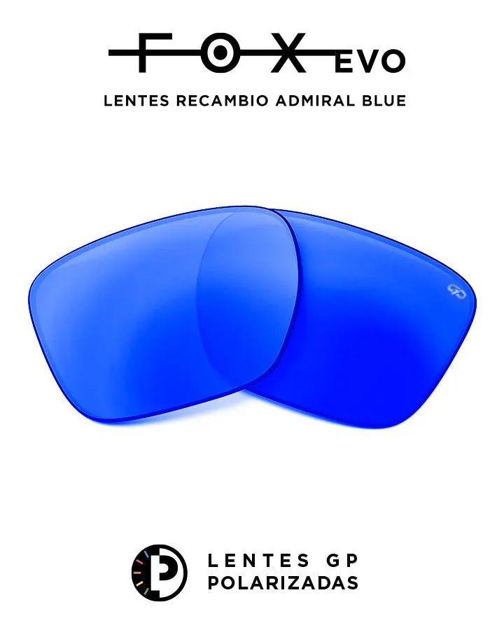 Comprar LENTES AZULES POLARIZADAS PARA MODELOS FOX EVO La Flamenca de Borgoña Bandera España