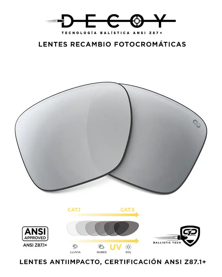 Comprar LENTES DECOY BALLISTIC FOTOCROMÁTICAS La Flamenca de Borgoña Bandera España